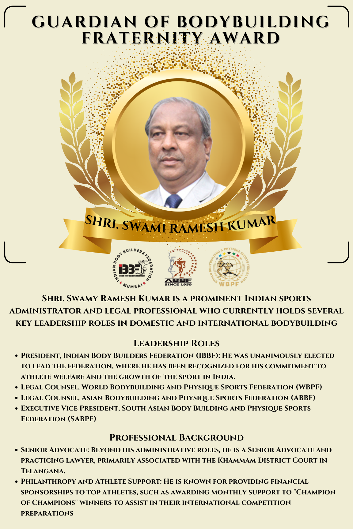 Lifetime Achievement Award 2